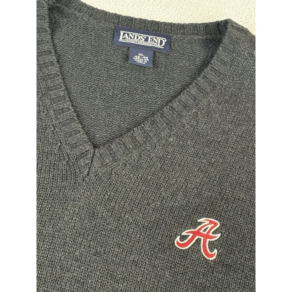 Alabama Vest Men's‎ XL Lands End Crimson Tide Fast Shipping! Gray